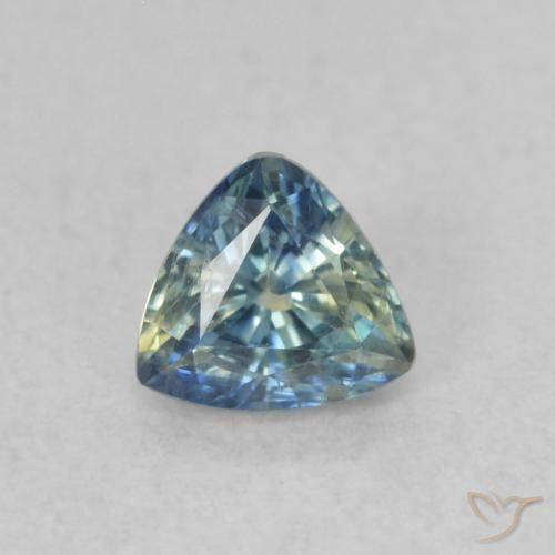 0.40ct Natural Cerceta Safira, Trilhão, VS