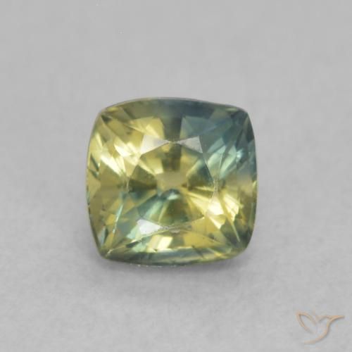 0.64ct Natural Multicolorido Safira, Almofada, VS