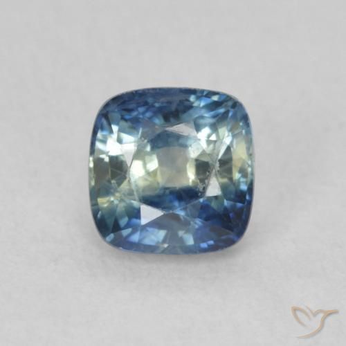 0.81ct Natural Multicolorido Safira, Almofada, VS