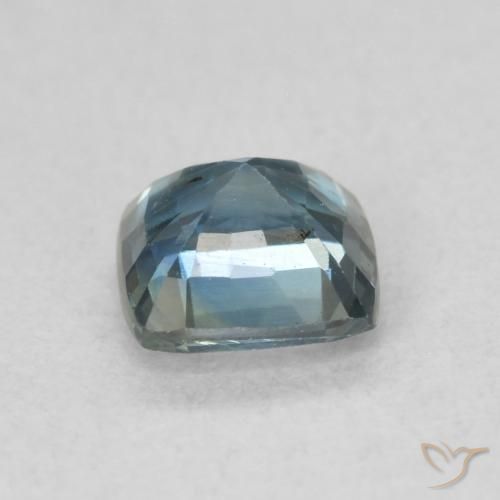 Safira Cerceta Natural 0.89ct, Almofada, VS