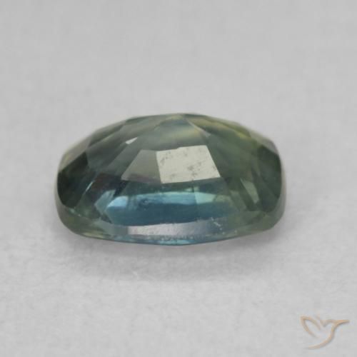 Safira Cerceta Natural 0.80ct, Almofada, VVS-VS