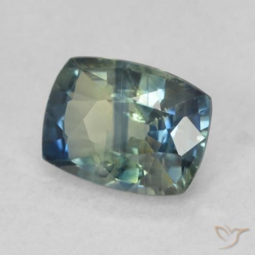 Safira Multicolorido Natural 0.88ct, Almofada, VVS-VS