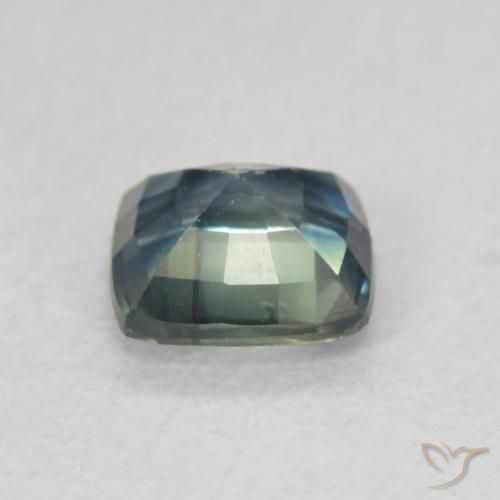 Safira Multicolorido Natural 0.78ct, Almofada, VVS-VS
