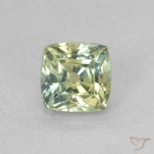 0.64ct Natural Multicolorido Safira, Almofada, VS-SI