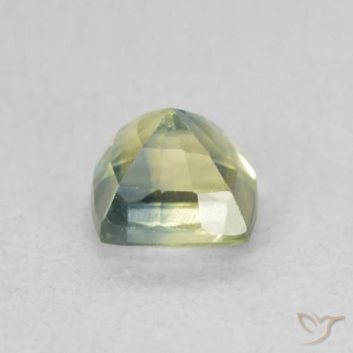 Safira Multicolorido Natural 0.64ct, Almofada, VS-SI