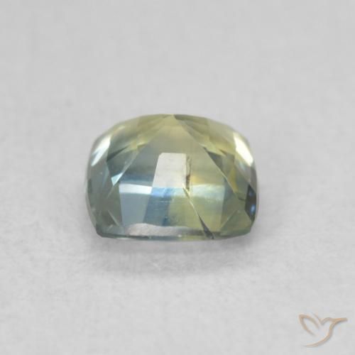 Safira Multicolorido Natural 0.66ct, Almofada, VS-SI