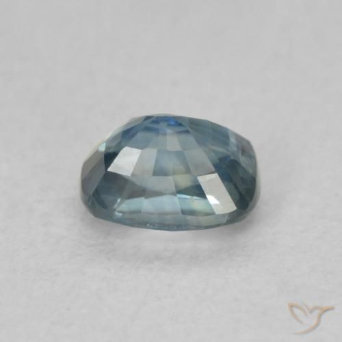 Safira Cerceta Natural 0.59ct, Almofada, VS-SI