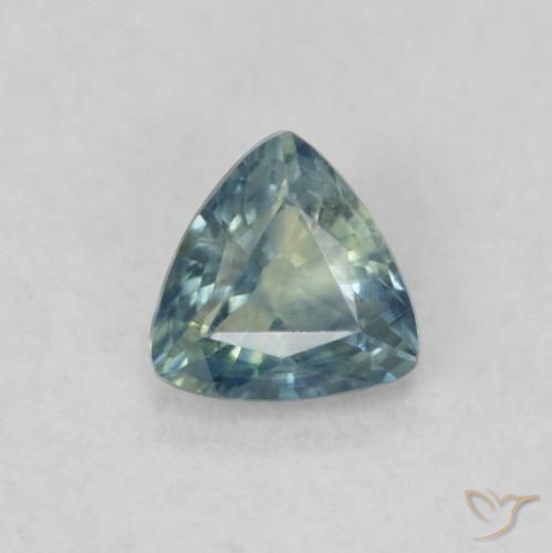0.44ct Natural Multicolorido Safira, Trilhão, VS