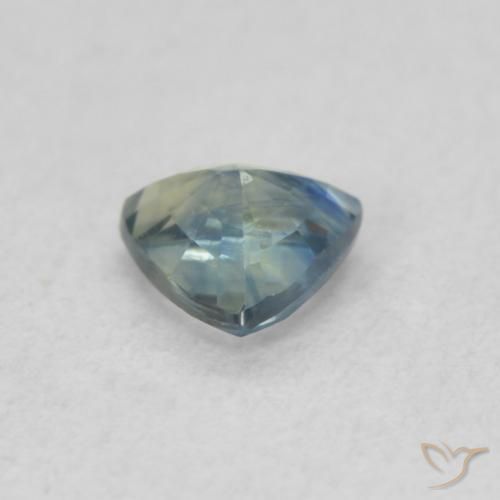 Safira Multicolorido Natural 0.44ct, Trilhão, VS