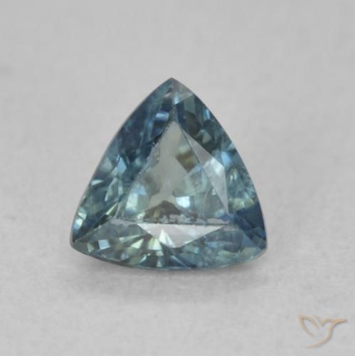 0.58ct Natural Cerceta Safira, Trilhão, VS