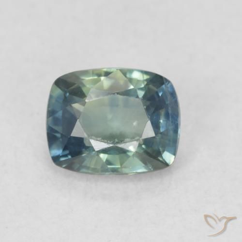 0.58ct Natural Multicolorido Safira, Almofada, VS