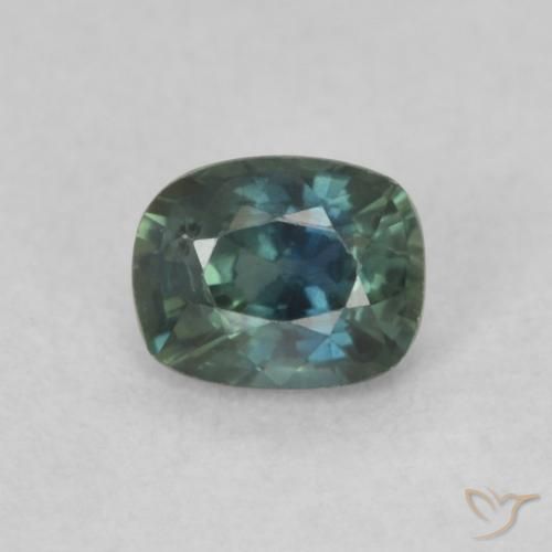 0.49ct Natural Cerceta Safira, Almofada, VS