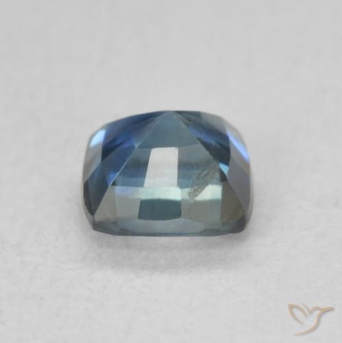 Safira Cerceta Natural 0.76ct, Almofada, VS