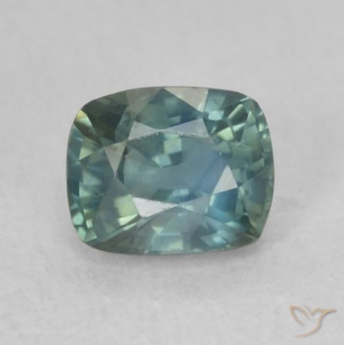 0.84ct Natural Cerceta Safira, Almofada, VS