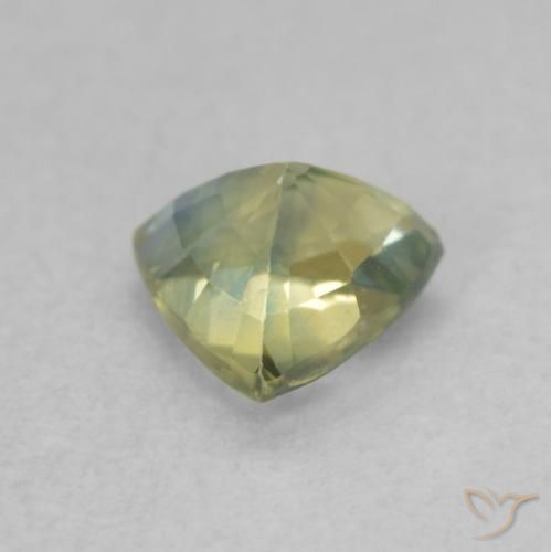 Safira Multicolorido Natural 0.67ct, Trilhão, VS