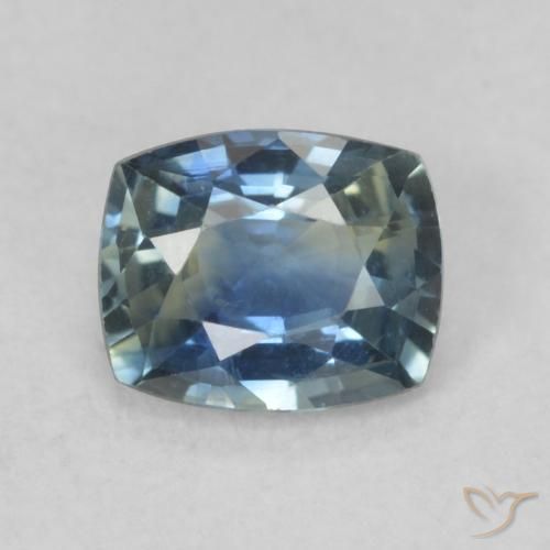 0.85ct Natural Cerceta Safira, Almofada, VS