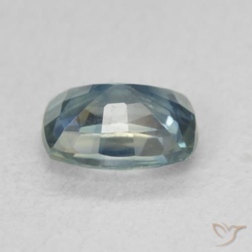 Safira Cerceta Natural 0.85ct, Almofada, VS