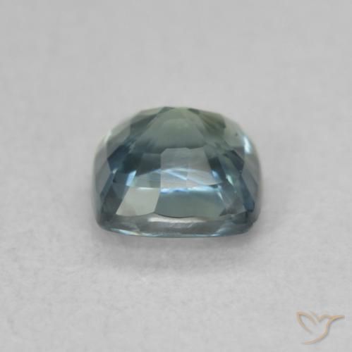 Safira Cerceta Natural 0.68ct, Almofada, VS