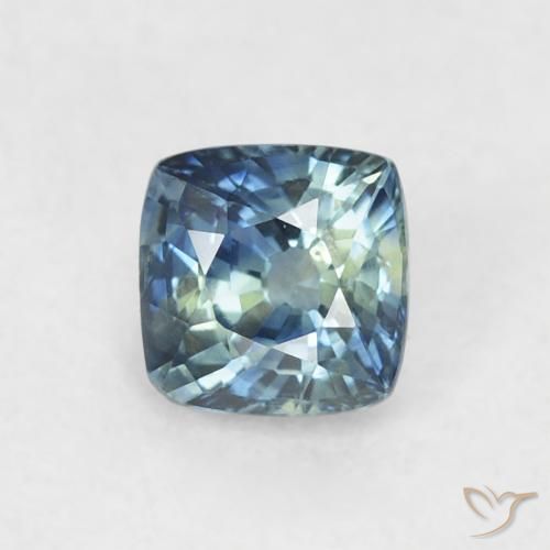 0.46ct Natural Azul Safira, Almofada, VS