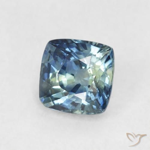 Safira Azul Natural 0.46ct, Almofada, VS