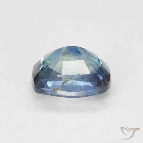 Safira Azul profundo Natural 0.74ct, Almofada, VS