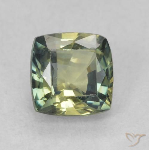 0.95ct Natural Multicolorido Safira, Almofada, VVS