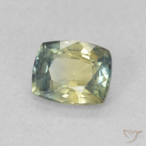 Safira Multicolorido Natural 0.61ct, Almofada, VVS