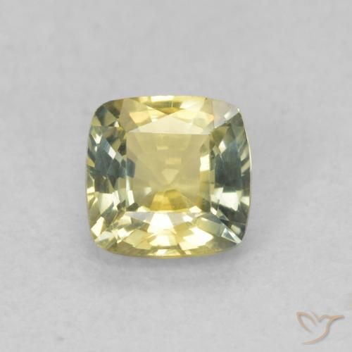 0.56ct Natural Multicolorido Safira, Almofada, VVS