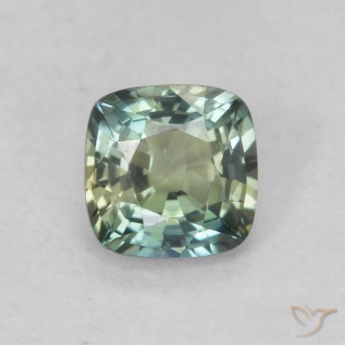 0.64ct Natural Multicolorido Safira, Almofada, VVS