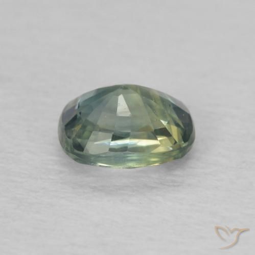 Safira Cerceta Natural 0.60ct, Almofada, VVS-VS