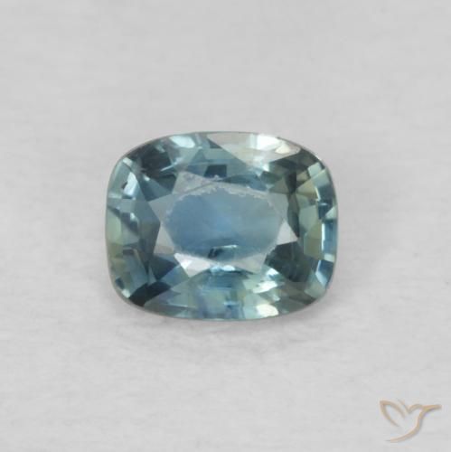 0.49ct Natural Multicolorido Safira, Almofada, VVS-VS