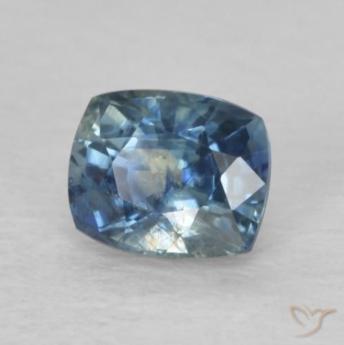 Safira Azul Natural 0.86ct, Almofada, VS-SI