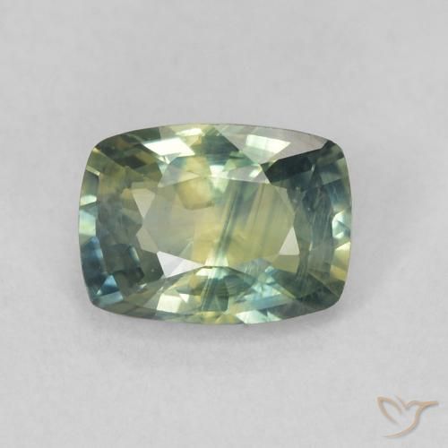 0.77ct Natural Multicolorido Safira, Almofada, VS
