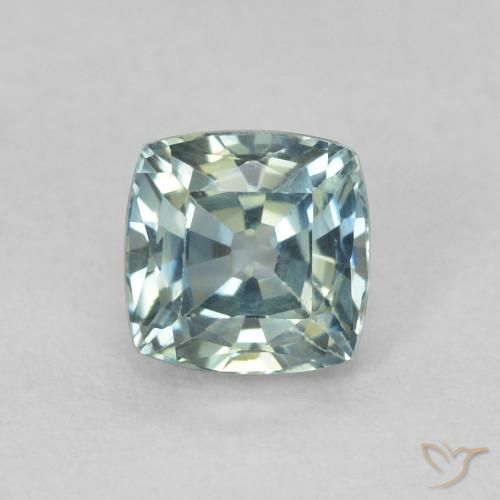 Safira Multicolorido Natural 0.87ct, Almofada cortada, VS