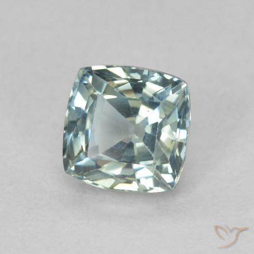 Safira Multicolorido Natural 0.87ct, Almofada cortada, VS