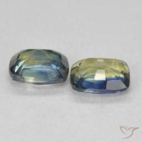 Pedras preciosas de Safira Multicolorido natural de 1.46 ct, Almofada, VS