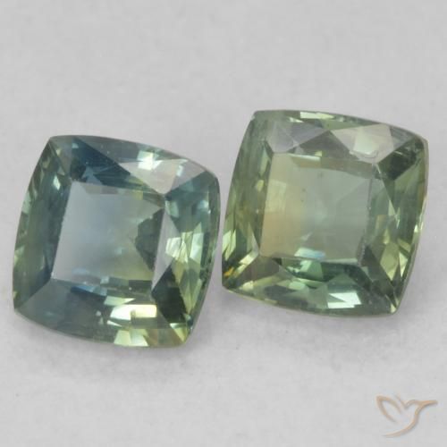 Pedras preciosas de Safira Multicolorido natural de 1.34 ct, Almofada, VS