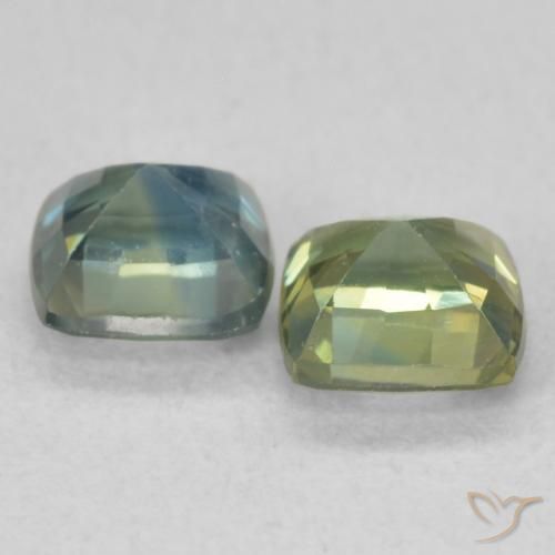 Pedras preciosas de Safira Multicolorido natural de 1.34 ct, Almofada, VS