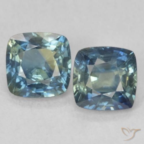 1.80ctw Natural Multicolorido Safira, Almofada, VS