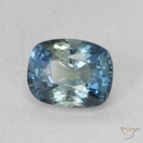 Safira Multicolorido Natural 0.64ct, Almofada, VVS