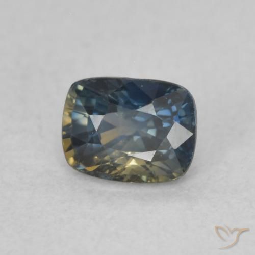 Safira Multicolorido Natural 0.47ct, Almofada, VVS