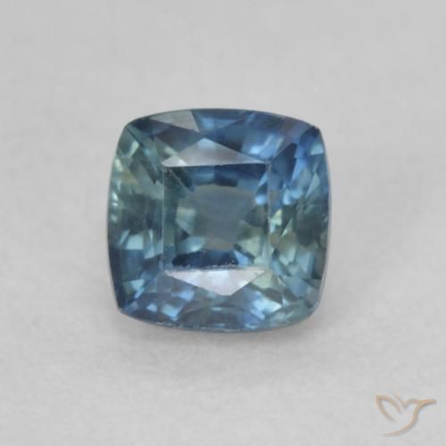 0.54ct Natural Multicolorido Safira, Almofada, VVS-VS