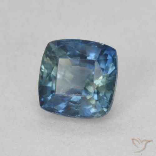 Safira Multicolorido Natural 0.54ct, Almofada, VVS-VS