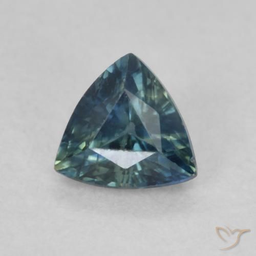 0.46ct Natural Multicolorido Safira, Trilhão, VVS-VS