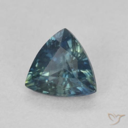 Safira Multicolorido Natural 0.46ct, Trilhão, VVS-VS
