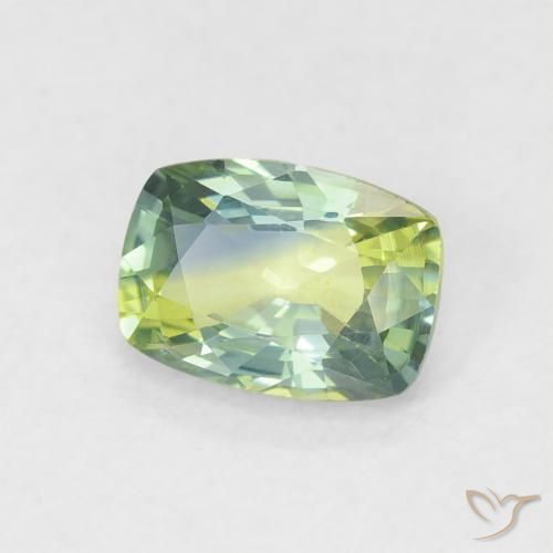 Safira Multicolorido Natural 0.80ct, Almofada, VVS-VS