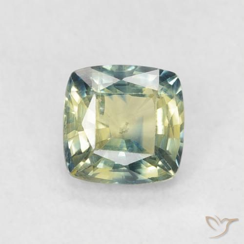 0.59ct Natural Multicolorido Safira, Almofada, VS
