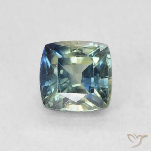0.71ct Natural Multicolorido Safira, Almofada, VS