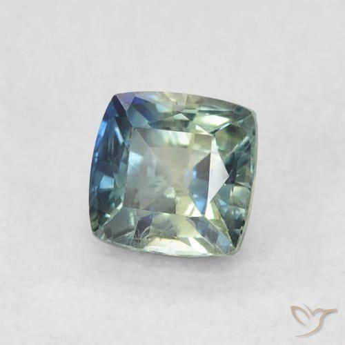 Safira Multicolorido Natural 0.71ct, Almofada, VS