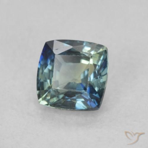 Safira Multicolorido Natural 0.67ct, Almofada, VVS-VS
